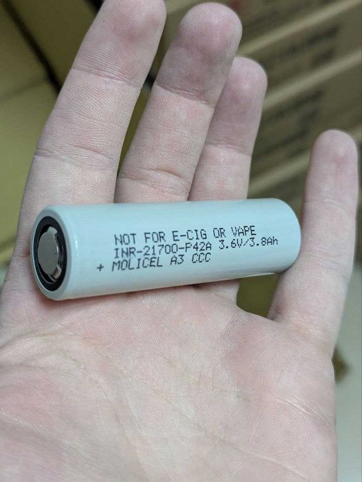 Акумулятор Molicel INR21700-P42A 4200mAh - 45A