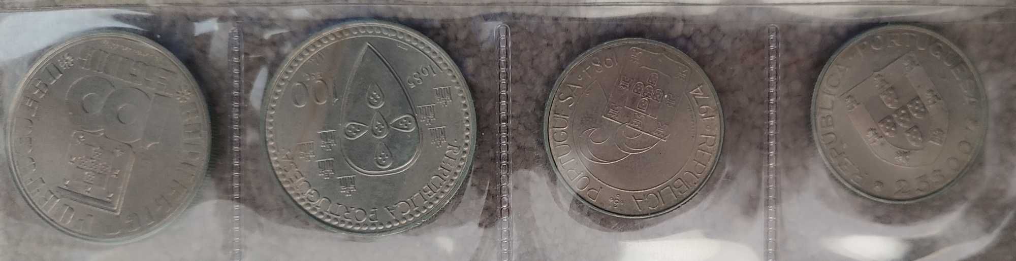 Bolsa com 20 moedas da minha coleção