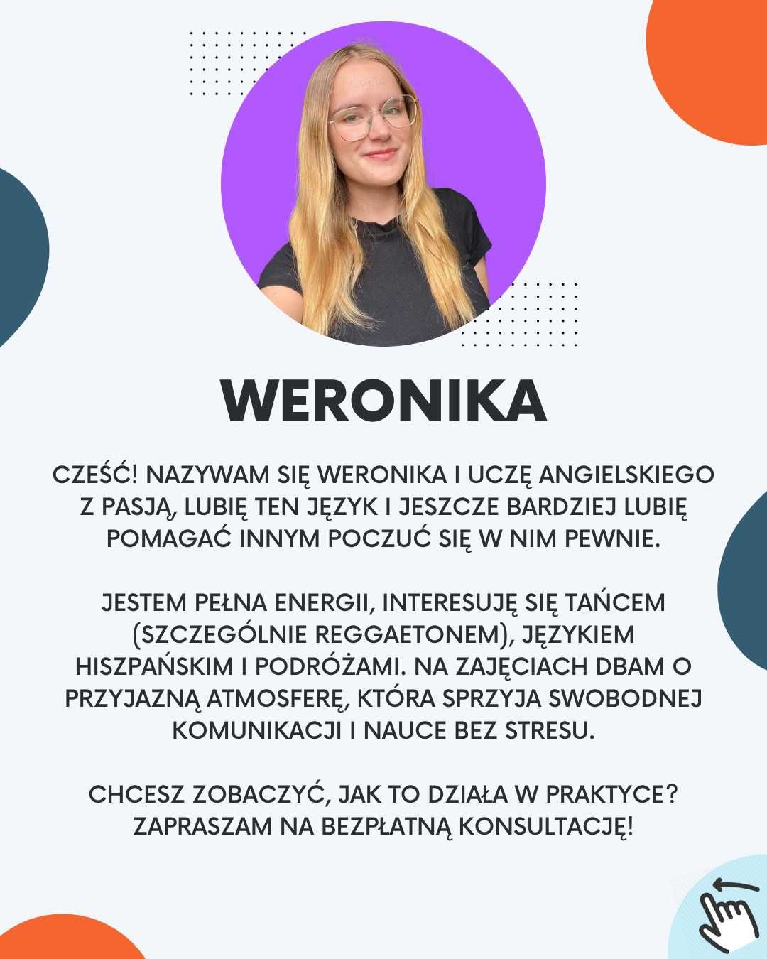 Zajęcia / korepetycje z języka angielskiego online. Fv