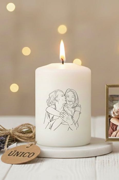 Vela retrato personalizar