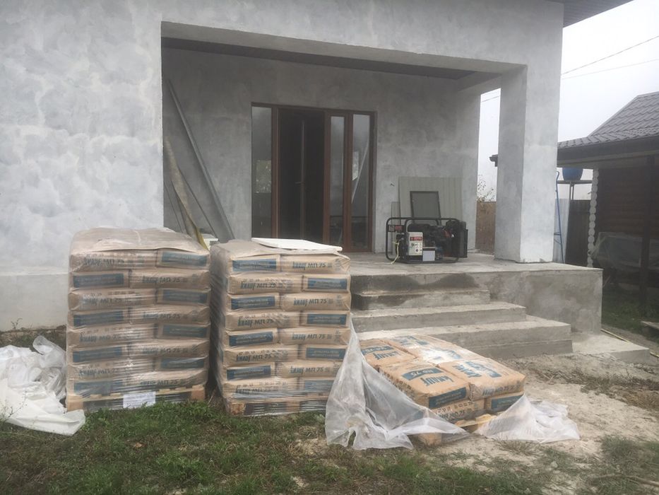 Машинна штукатурка. Стяжка