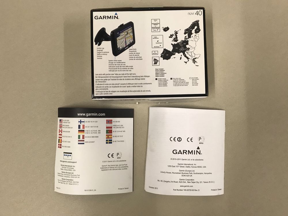 GPS Garmin NaveTeq Maps Navegação Europa