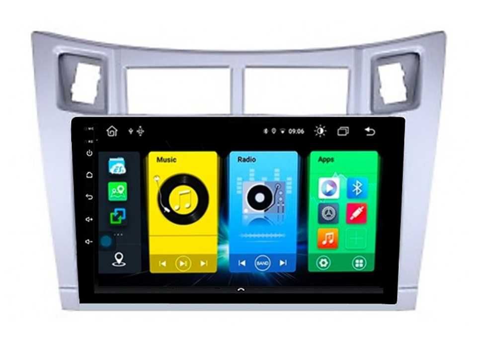 Radio samochodowe Android Toyota Yaris Vitz Platz (9", silver) 2005-11