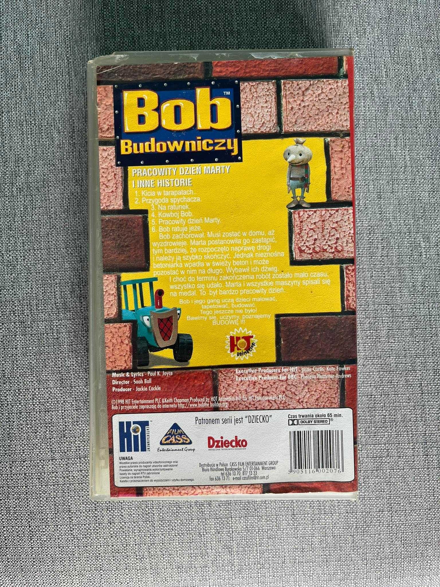 Kaseta VHS Bob Budowniczy