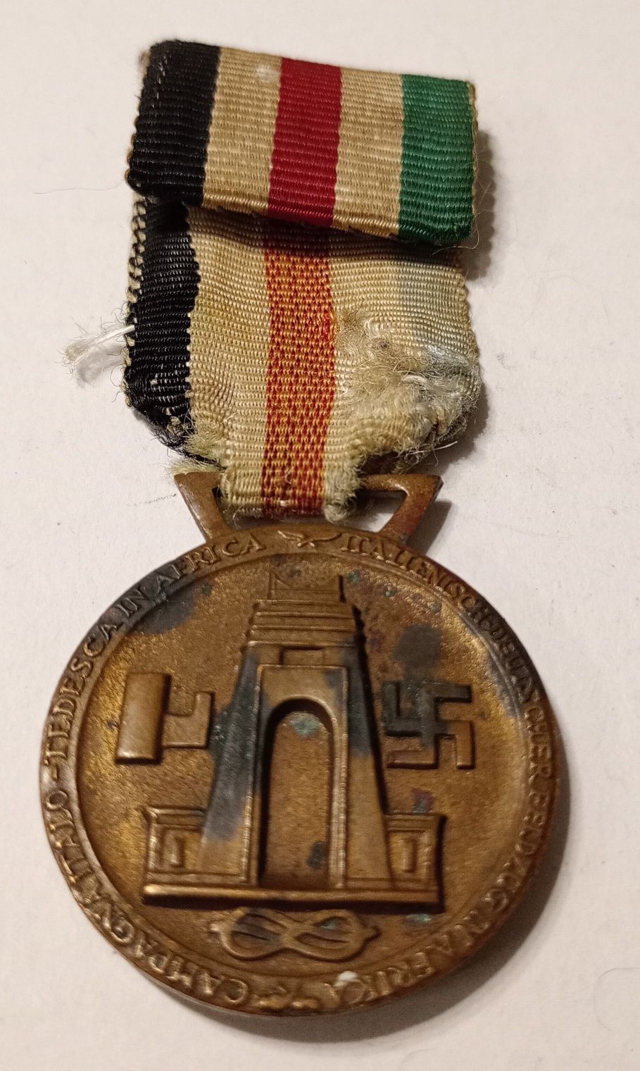Militaria de Trincheira Medalha de Campanha Afrikakorps 1942/43