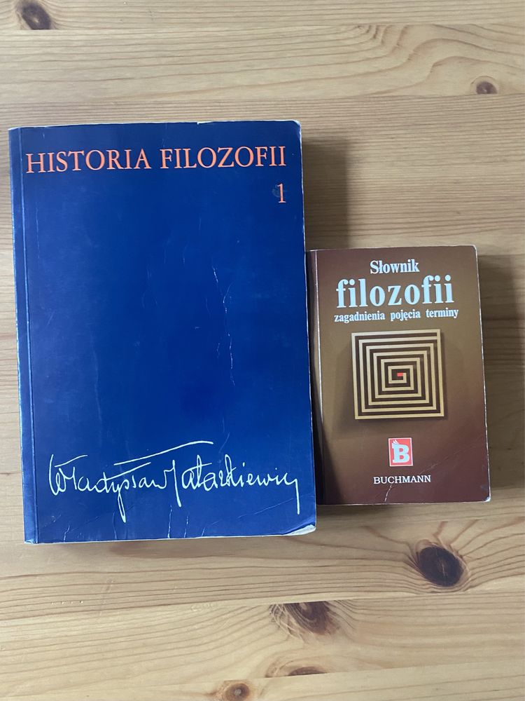 Historia Filozofii Tom 1. Władysław Tatarkiewicz + Słownik filozofii
