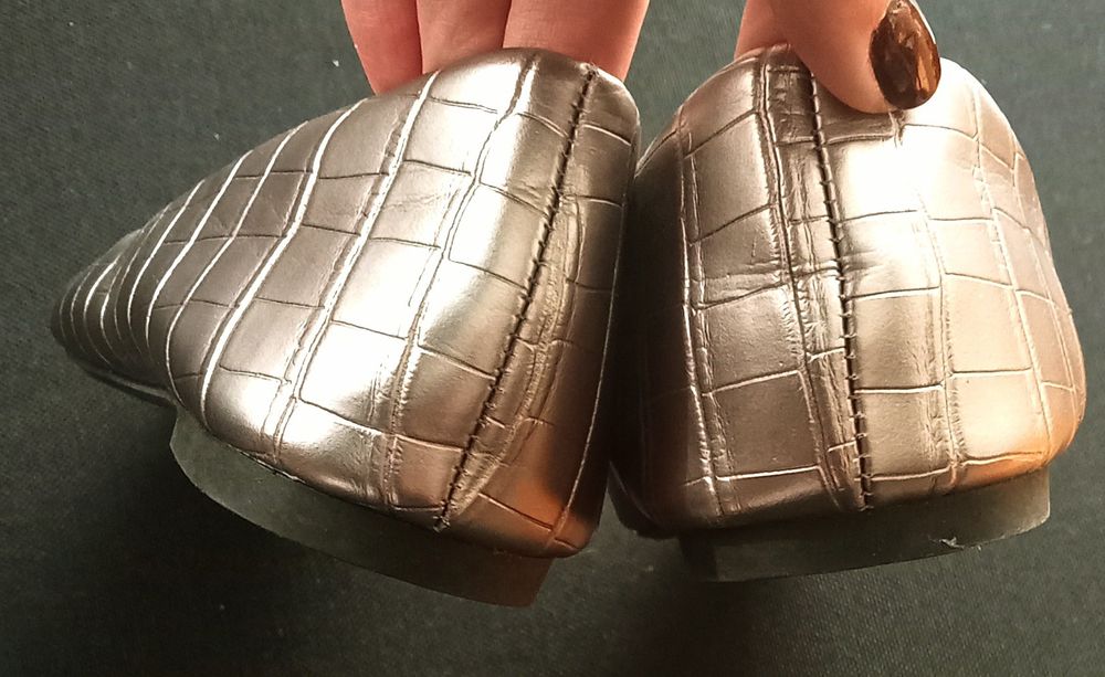 Baleriny złote,nowe, rozm.39 Pep&co