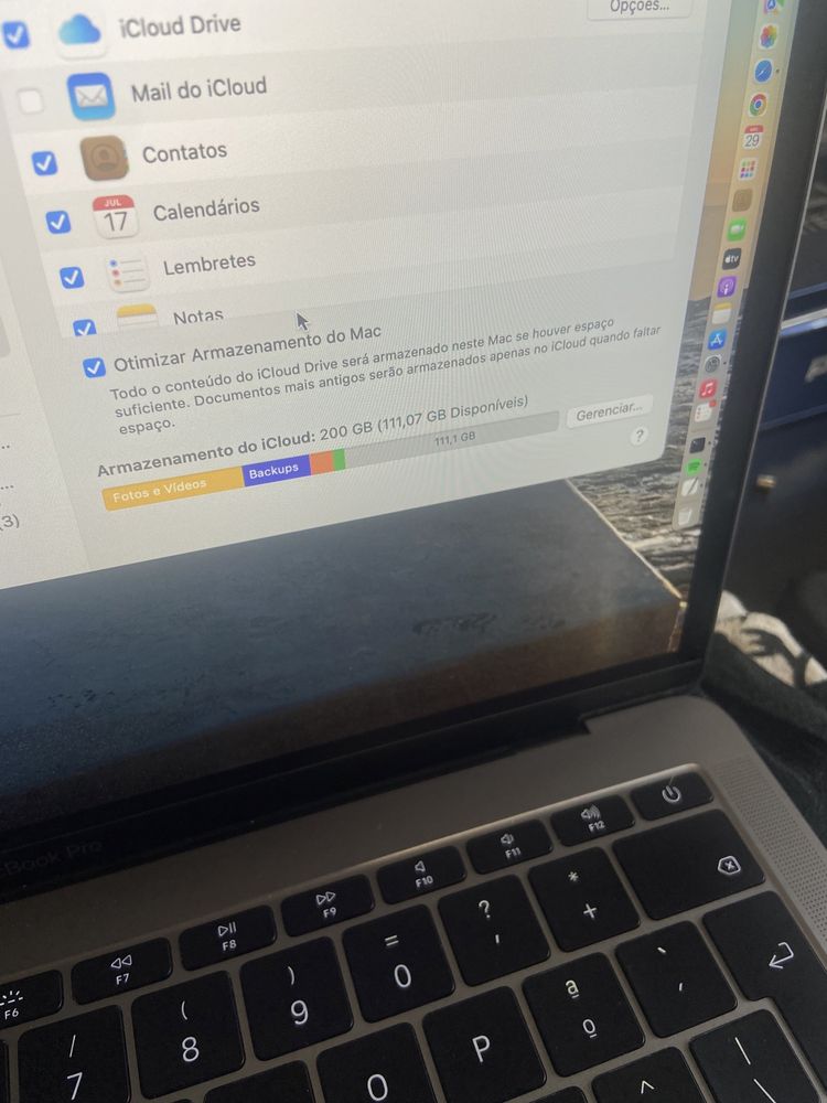 MacBook Pro 13” versão macOS 12.2