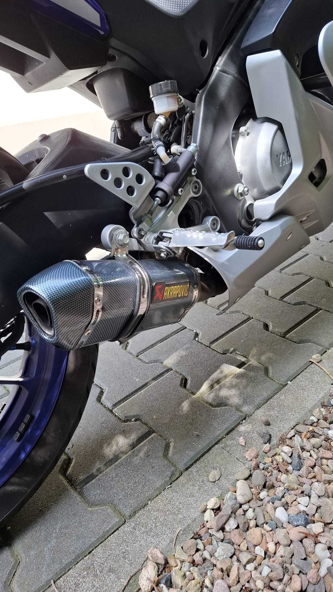 Yamaha YZF-R125 BLUE 2016 • Tłumik Akrapović •  Przegląd + OC 07.2026