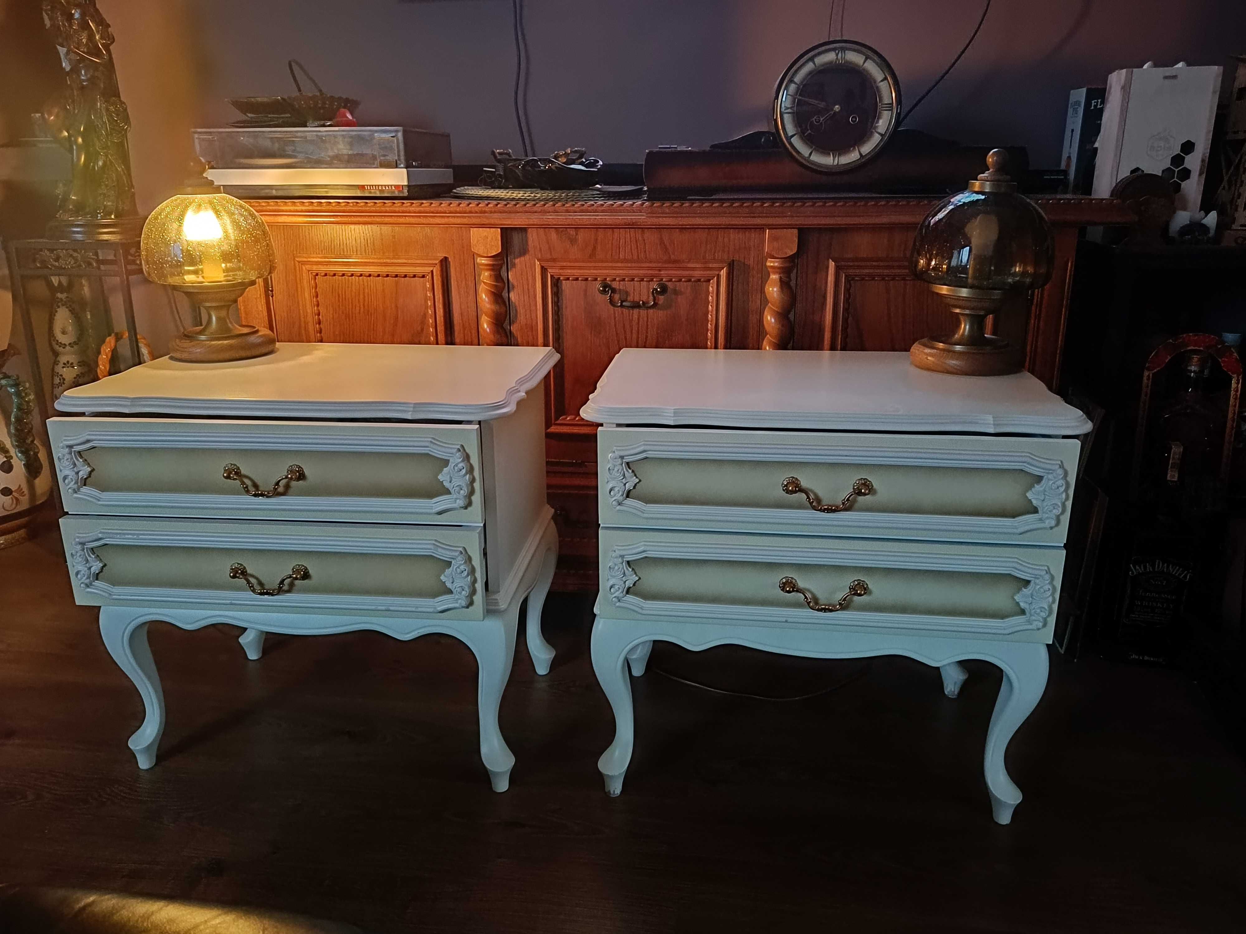 Dwie stare lampki nocne Hillebrand, lata 80-te