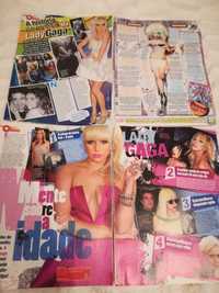 Páginas de Revistas e Recortes da Lady Gaga - Colecção