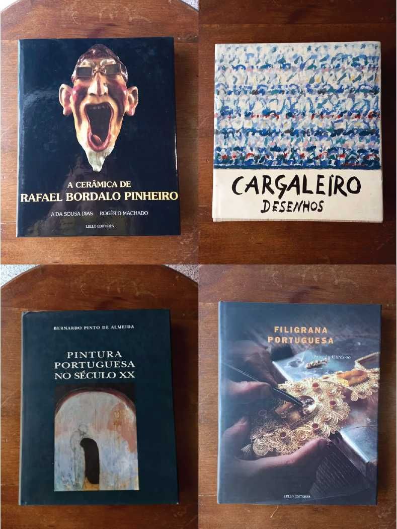 Livros Lello Editores - Eça Saramago Bordalo Filigrana Couro etc