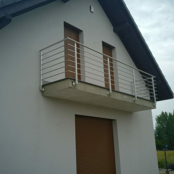 Balustrady nierdzewne,aluminiowe,ze szkłem, poręcze,barierki, szklano