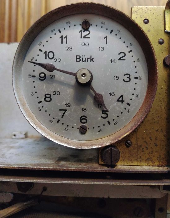 RRR Старинные Часы Bürk контрольные ,30 годы,20 века ,Германия