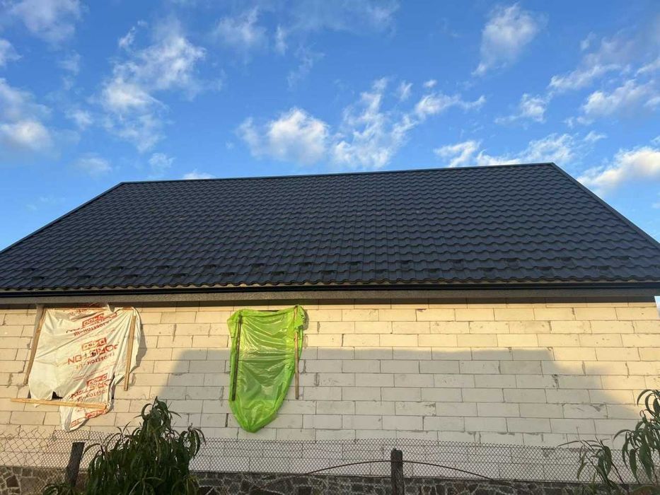 Металочерепиця. Профнастил. Покрівля. Фальц. Металопрофіль. Дах