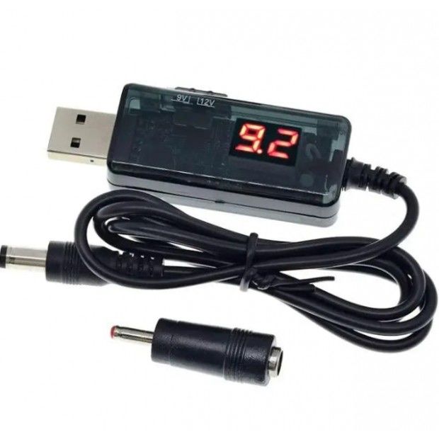 USB кабель прямого живлення роутера від павербанку 9V/12V