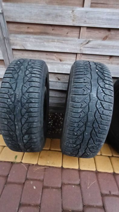 Opony zimowe Kleber na stalowych felgach