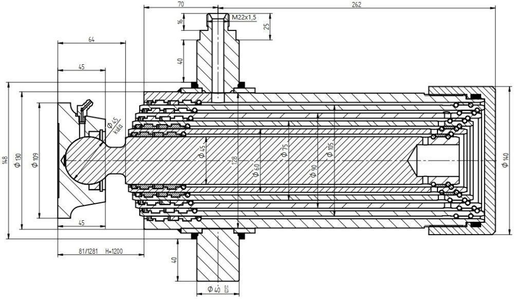 HYDRAULIKA KIPRA 3,9m 3 STRONY 12V Siłownik 1200 10T + KOŁYSKA [7205]