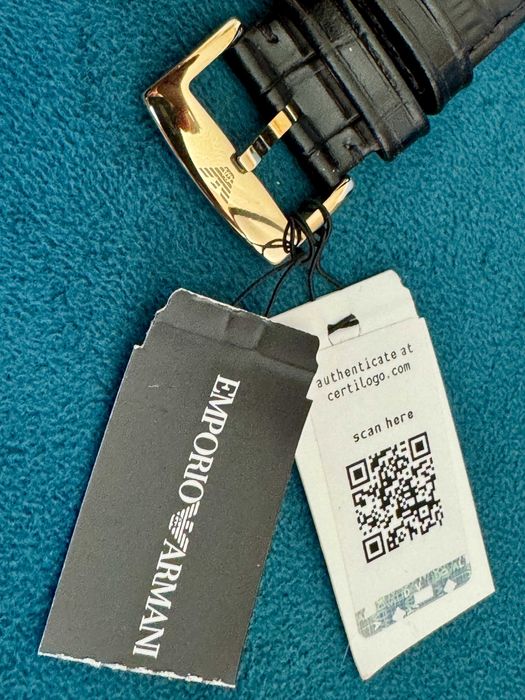 Zegarek męski Emporio Armani Luigi gold black AR1917 Nowy