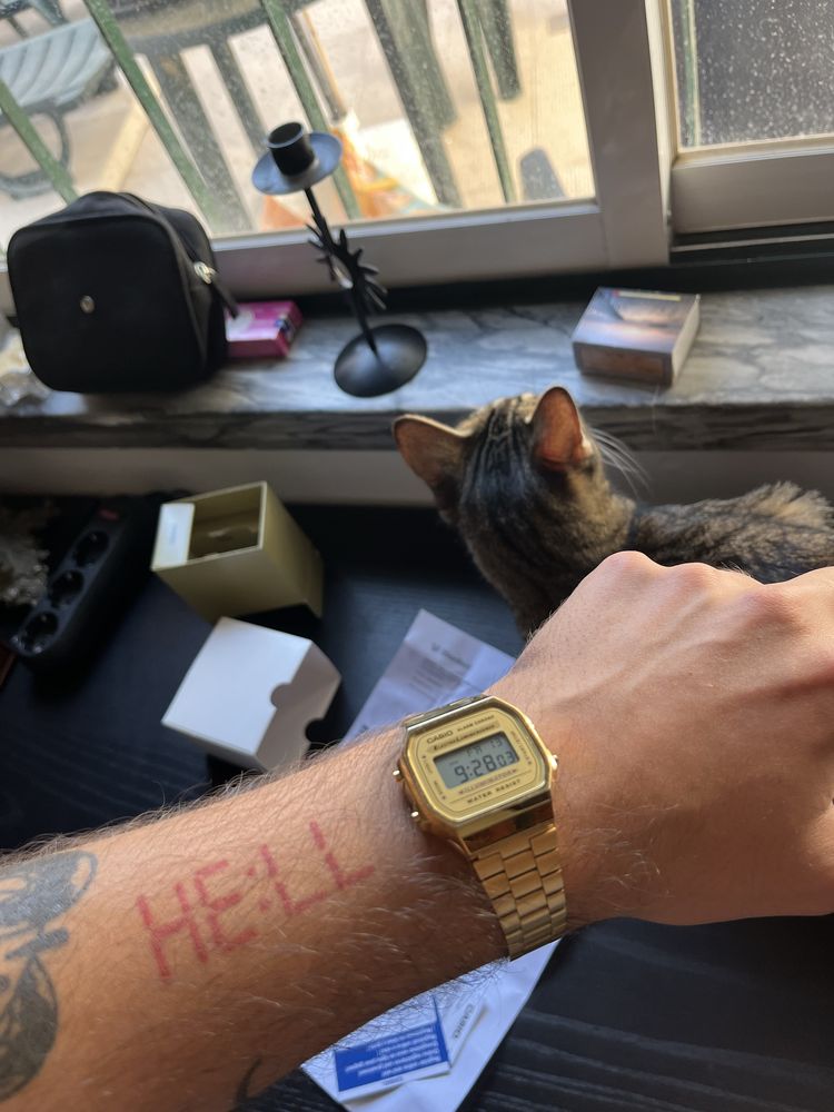 CASIO Relógio Vintage Iconic Dourado