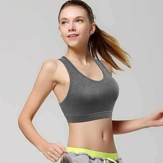 Nowy biustonosz damski sportowy /top /miękki /S /3szt /3081-S