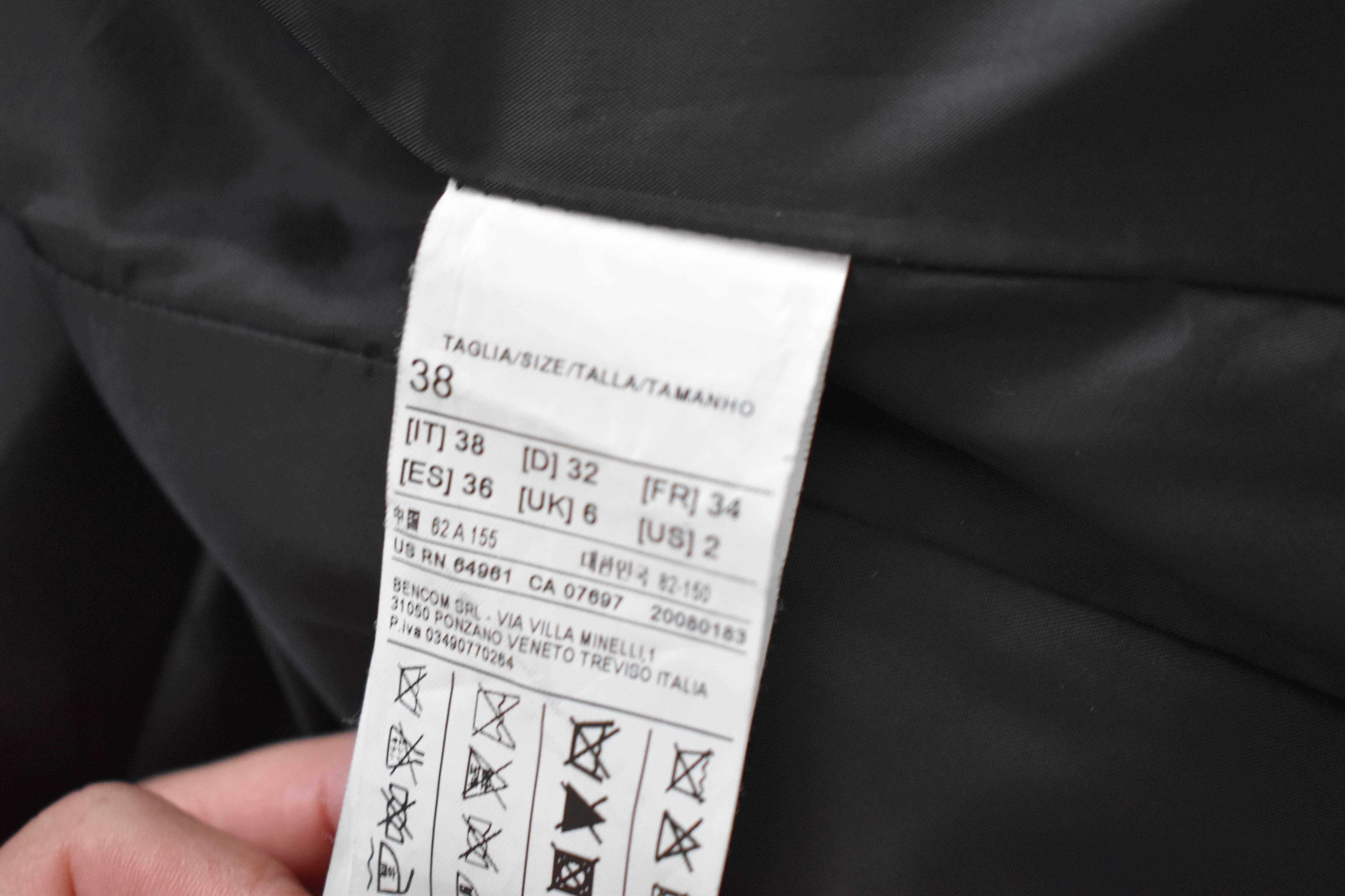 Sobretudo em lã, Benetton [veste S]