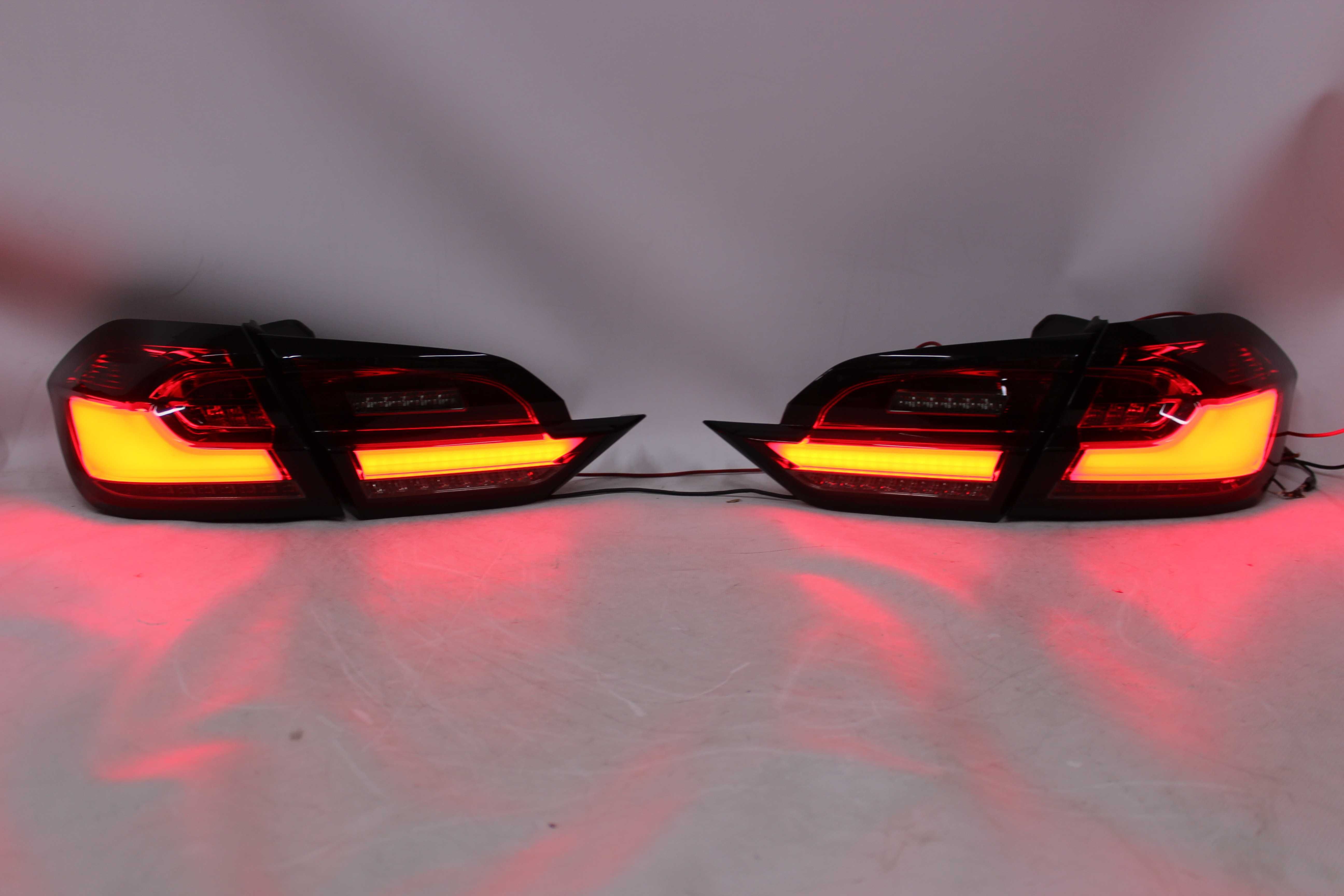 Lampy światła tylne tył FORD FIESTA MK8 17-21 HB RED SMOKE LED NEON