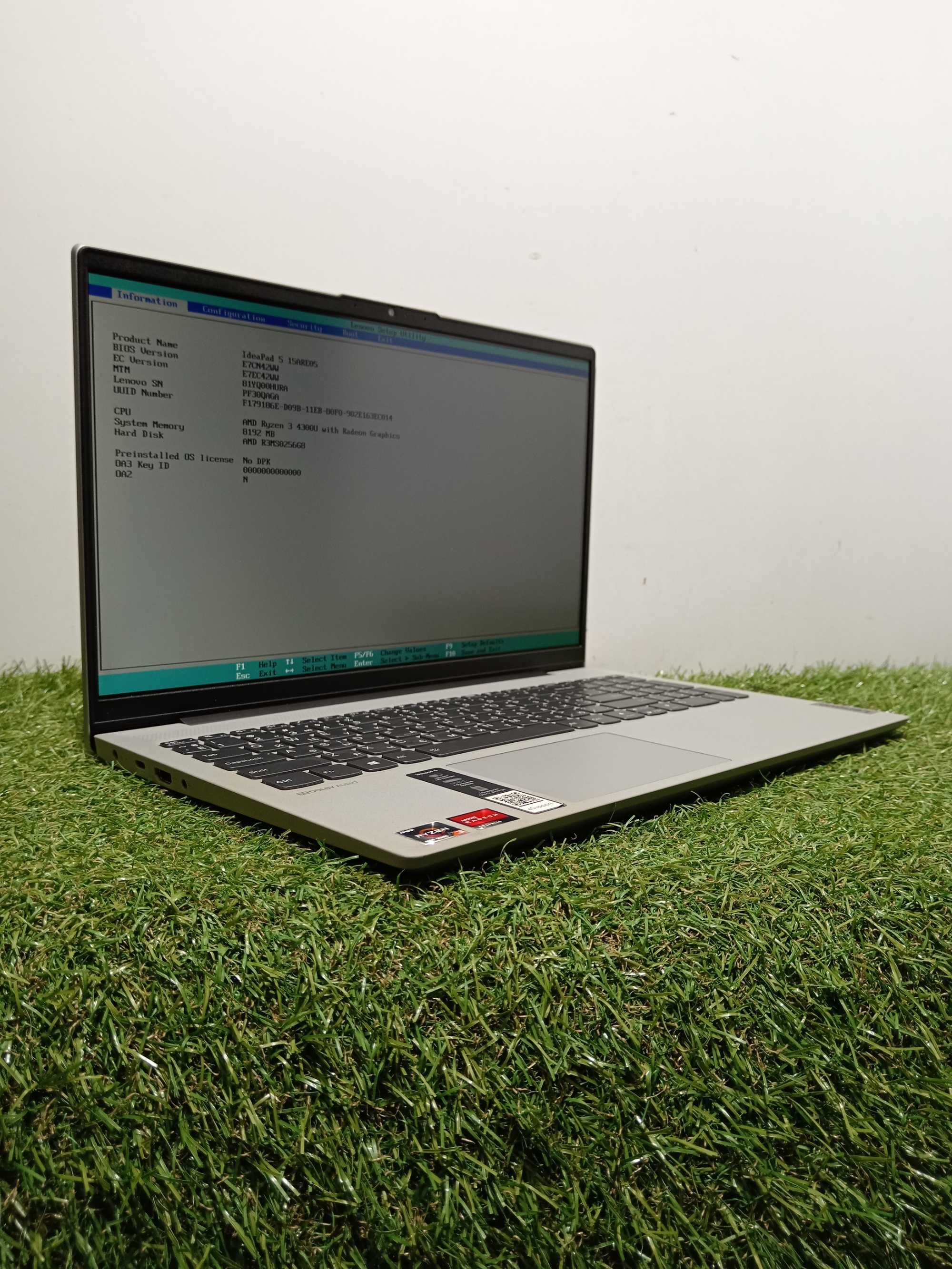 Ноутбук Lenovo 5 (Ryzen 3 4300U/8 /SSD 256)15.6" IPS Матриця 90% АКБ