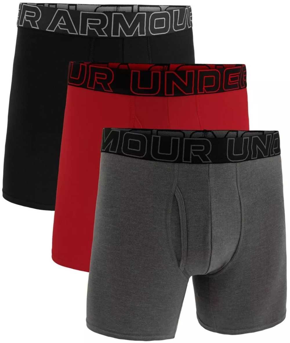 Bokserki UA Under Armour męskie performance cotton 3pak różne rozmiary