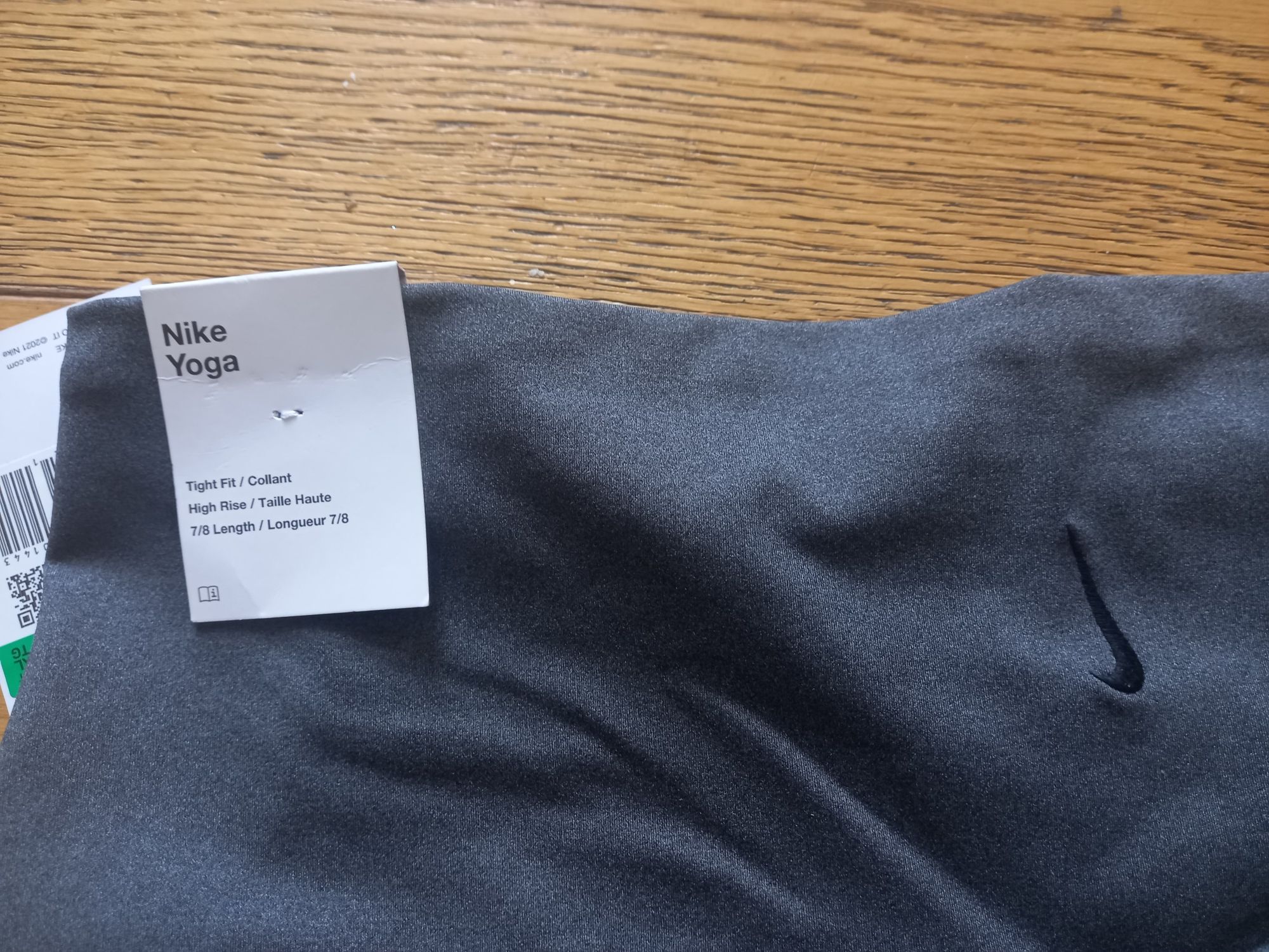 Nowe spodnie damskie Yoga Nike Dri-Fit 7/8 Rozmiar XL
