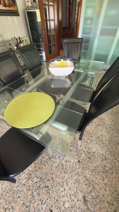 Sofá móveis mesa cadeiras