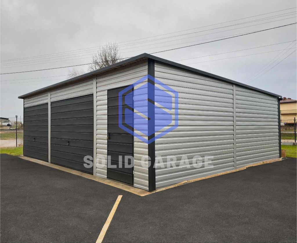 Garaż blaszany schowek na narzędzia dwa stanowiska 8x5m |10x6 9x7|