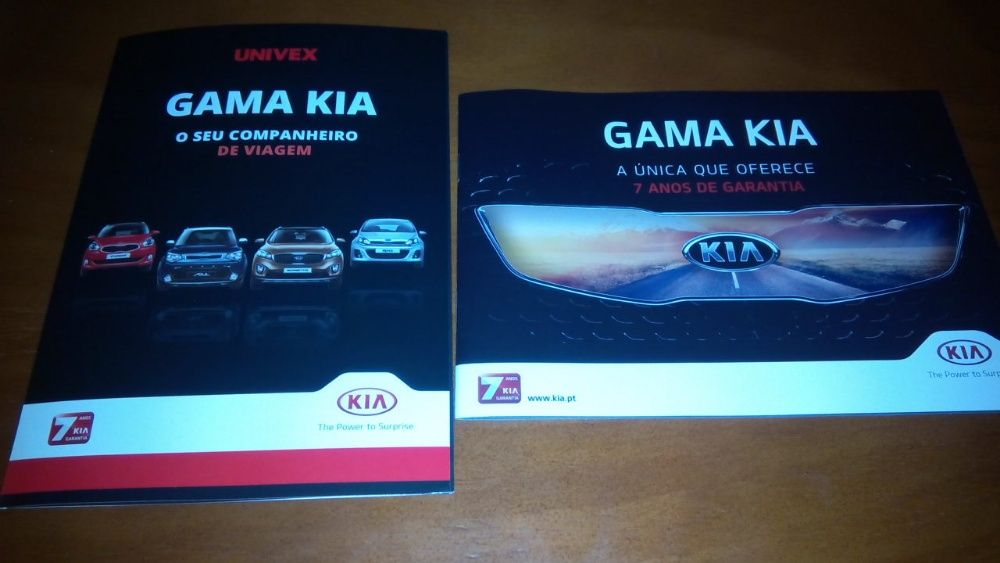 Catalogo e folheto Gama Kia