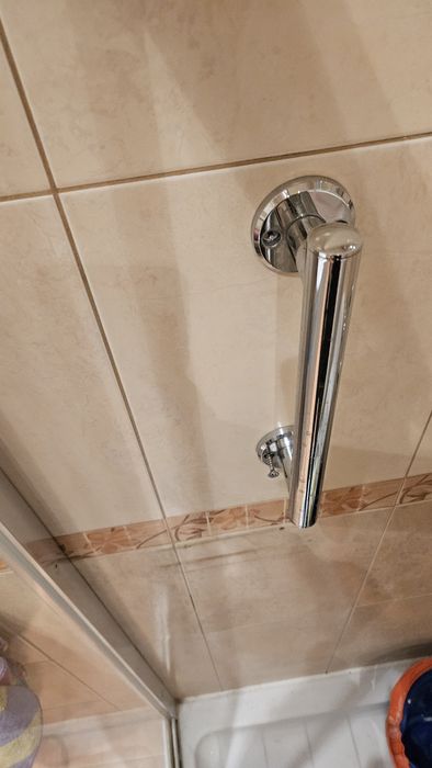 Uchwyt stalowy, poręcz do łazienki