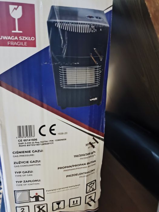 Piec gazowy nowy + butla pełna