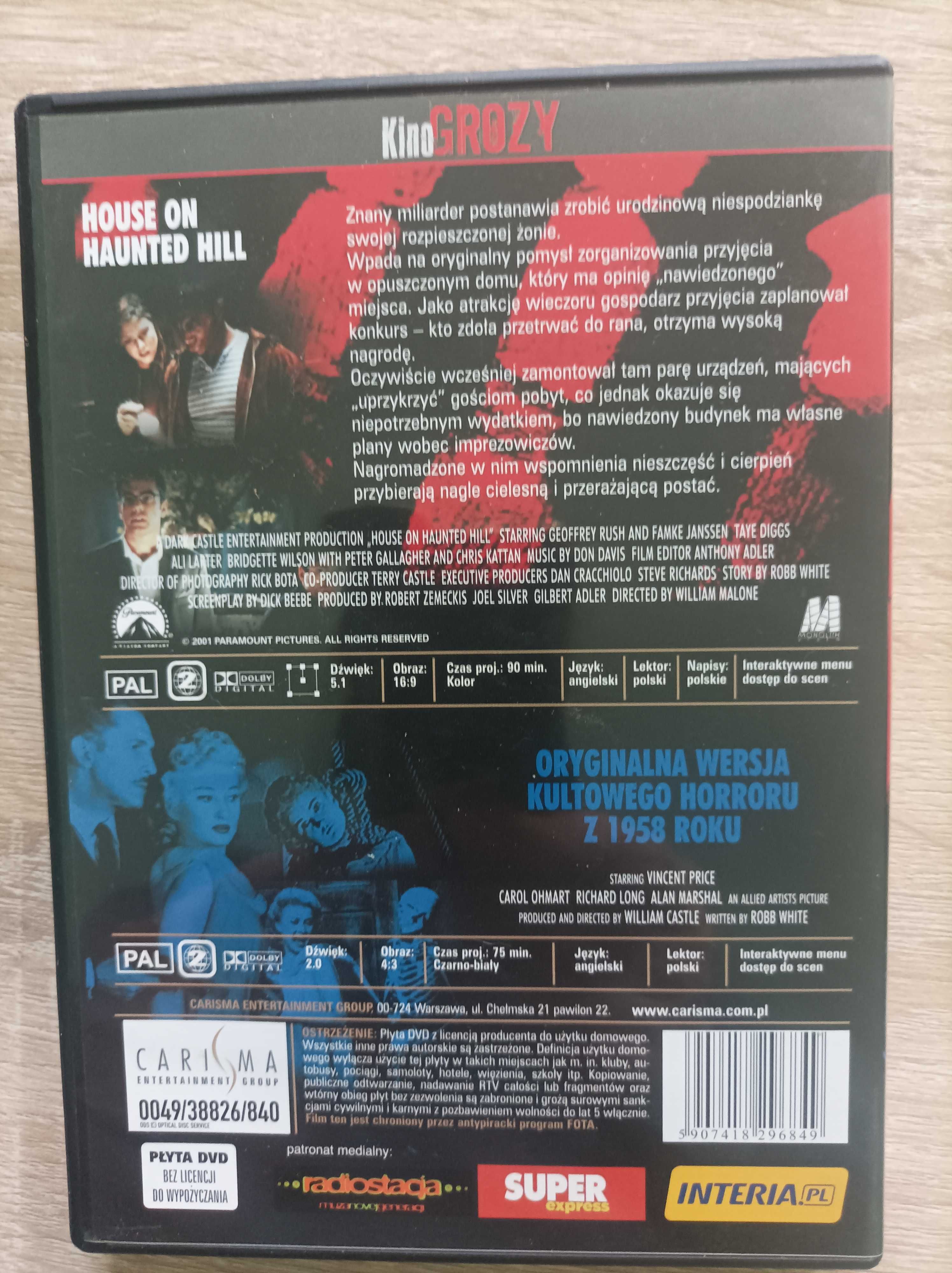 Film DVD Dom Na Przeklętym Wzgórzu