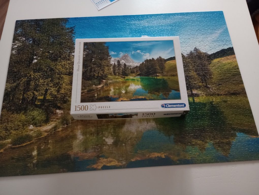 Puzzle Clementoni 1500 elementów Blue Lake