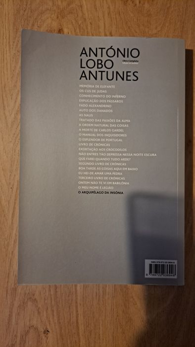 O Arquipélago da Insónia de António Lobo Antunes