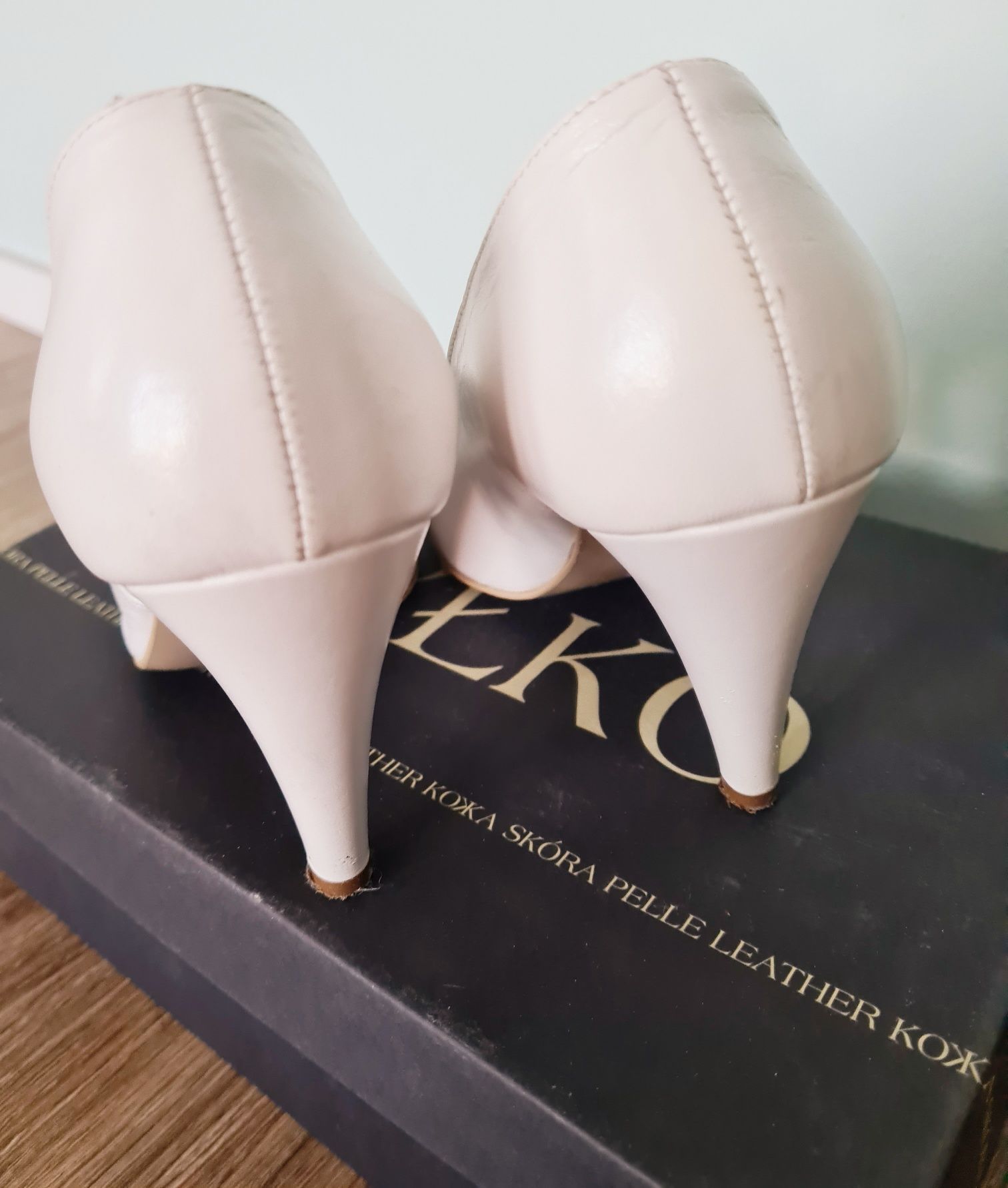 Buty ślubne Ryłko, ozdoba, skóra