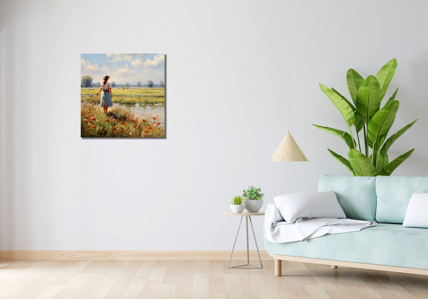 Obraz 60x60cm Wiejski Spokój