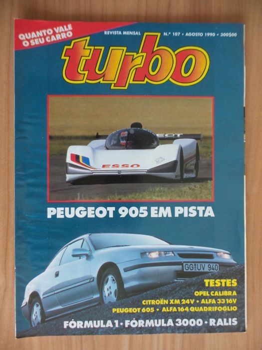 Revista Turbo N.º 107 de Agosto/90