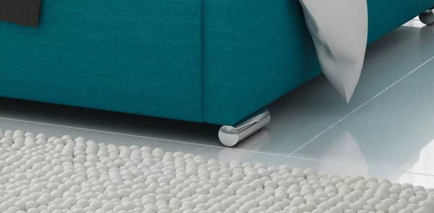 Łóżko tapicerowane MEDIOLAN 120x200 z pojemnikiem Monolith92 Premium *