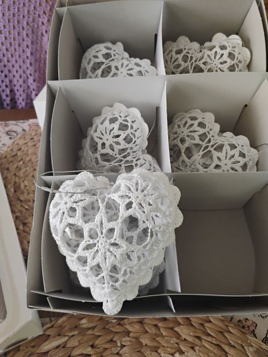 Bombki szydełkowe handmade