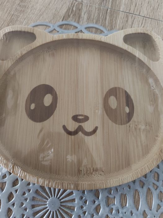 Miseczka + kaszka , naczynie dla dziecka, miseczka bambusowa , panda
