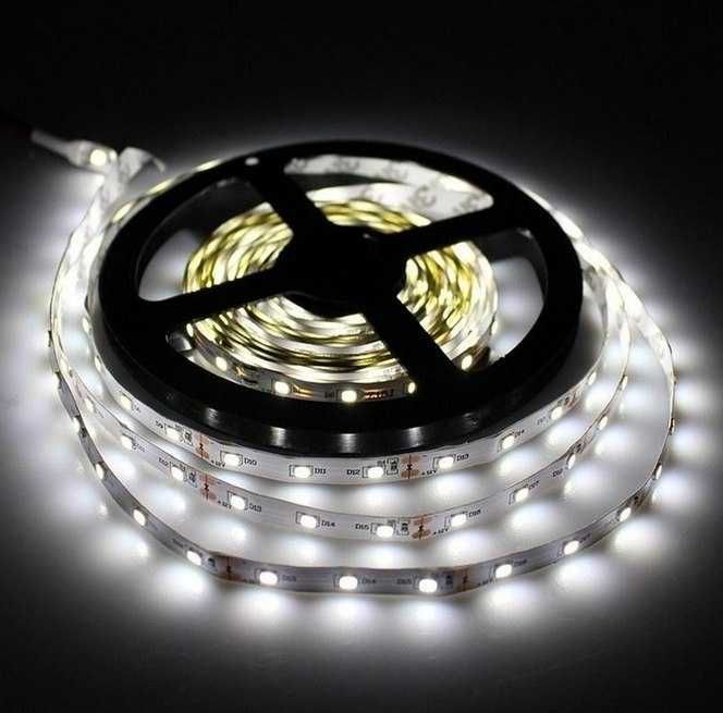 Светодиодная лента 5м SMD2835 12В 60led/m 6000K Led Лед лента
