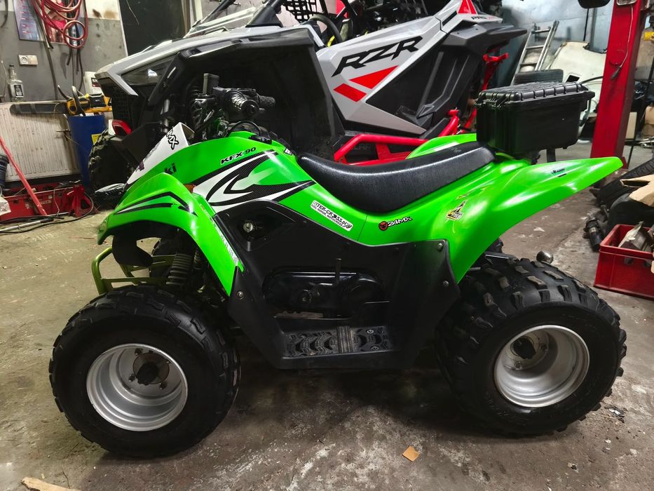 Kawasaki KFX Quad KFX90 Super stan Hak, LED, dziecięcy nie Suzuki czy yamaha