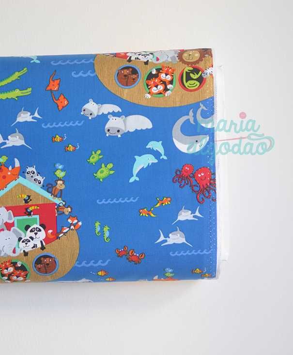 Oportunidade: Tecido 100% algodão a 6€/m - Noah’s Ark