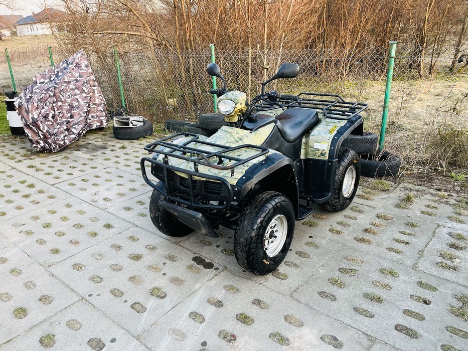 Quad jak yamaha timberwolf, bigbear 250 bashan atv 2x4 przeprawowy