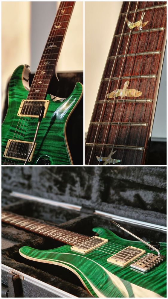 Prs custom 22 top 10 Emerald Green.