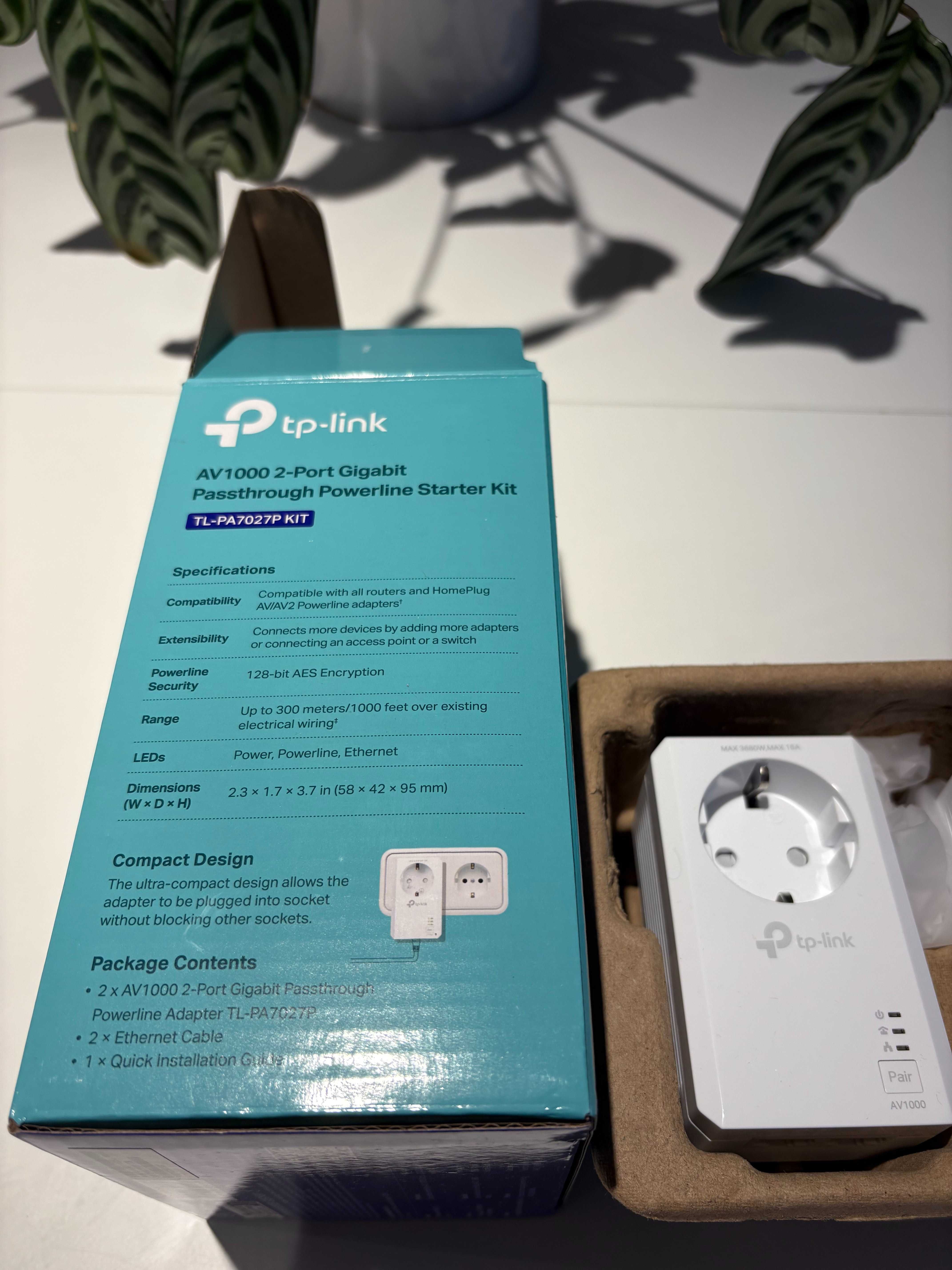 Wybitny Adapter powerline TP-Link TL-PA7017P KIT 2 szt. 1000 Mbps